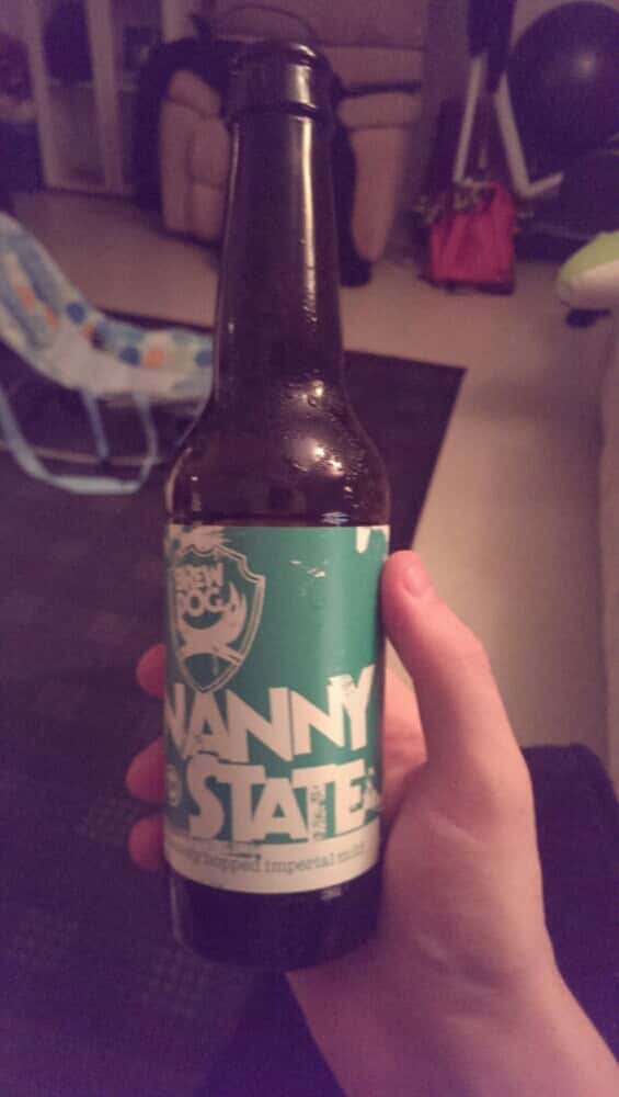 BrewDogin Nanny Statea saisi vielä ruokakaupasta. Hyvä 0,5 % olut. Mutta ei paljon lohduta, kun juuri muuta ei enää saisi...